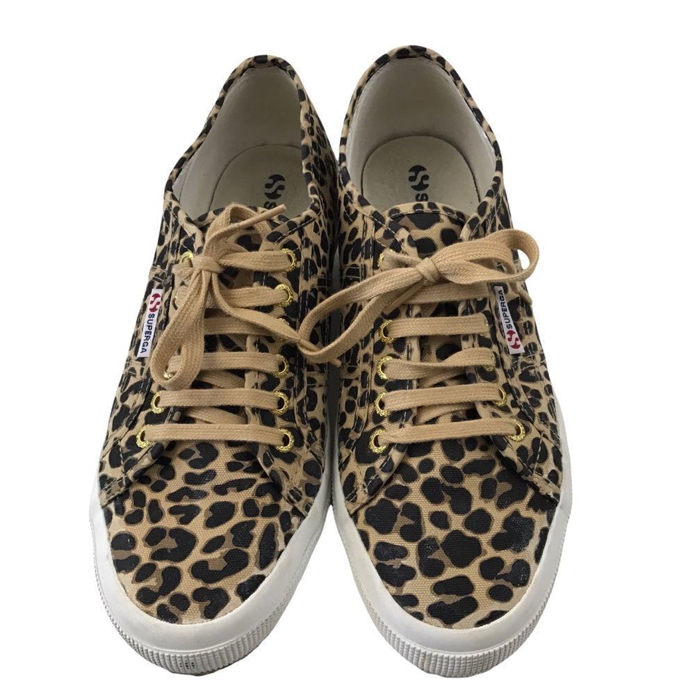 SuperGa leopard print sneakers size 41-1/2